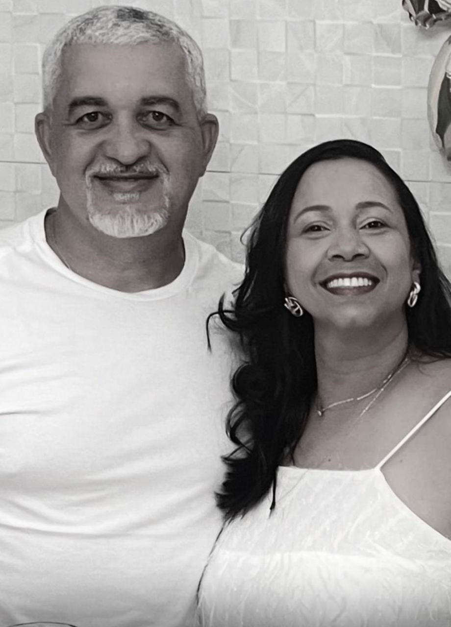 Gio e Márcio, casal de padrinhos